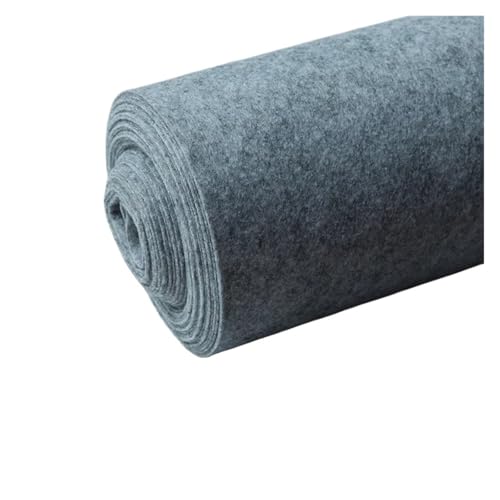 WJIAYAO Hochzeit Gang Läufer 1M/1,2M/1,5M Hochzeit Vlies Outdoor Korridor Läufer Teppich Dekoration Hochzeit Zeremonie Party(Gray1,1.2MX10M) von WJIAYAO