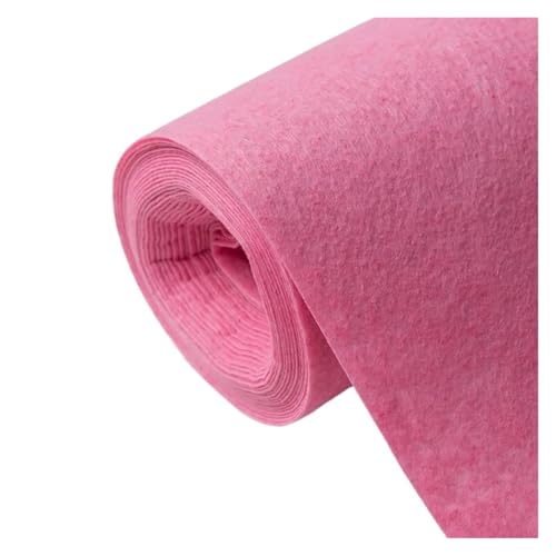 WJIAYAO Hochzeit Gang Läufer 1M/1,2M/1,5M Hochzeit Vlies Outdoor Korridor Läufer Teppich Dekoration Hochzeit Zeremonie Party(Pink,1.5Mx5M) von WJIAYAO