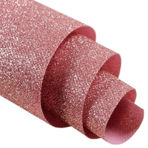 WJIAYAO Hochzeit Gang Läufer 1X10M Glitzer Hochzeit Teppich Gang Läufer Teppich Bühne Party Dekoration(Pink) von WJIAYAO