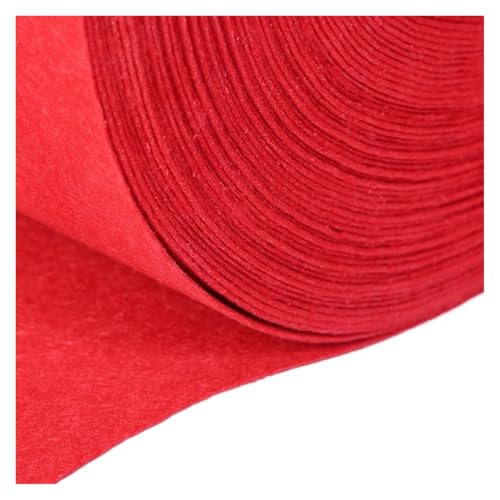 WJIAYAO Hochzeit Gang Läufer Eleganter Hochzeitsgang-Läufer-Teppich, Hochzeitsteppich, Zeremonie, Party, Bühnenteppiche, Hochzeitsteppich(Red,Custom Made_1.2M) von WJIAYAO