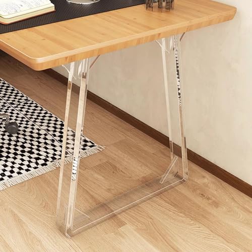 WJKBZQ Klare Acryl-Möbelbeine Robuste Trapezförmige Esstischbasis Couchtisch, Schreibtisch, Bank Ersatzbeine Heimwerkerprojekte Moderne Einrichtung(40x60cm) von WJKBZQ