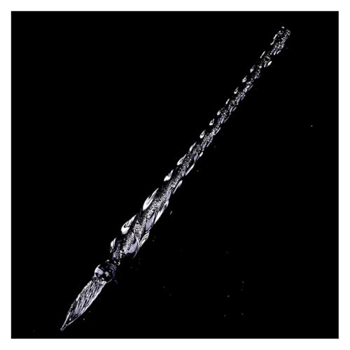 WJLYDM 1pc Vintage Glas Dip Tauch Stift Füllung Tinte Unterschrift Kalligraphie Füllfederhalter Handgemachte Kunst Malerei Lieferungen(Color 01) von WJLYDM