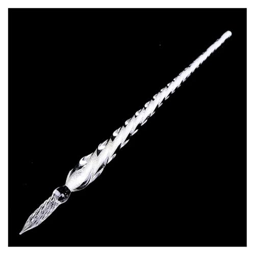 WJLYDM 1pc Vintage Glas Dip Tauch Stift Füllung Tinte Unterschrift Kalligraphie Füllfederhalter Handgemachte Kunst Malerei Lieferungen(Color 07) von WJLYDM