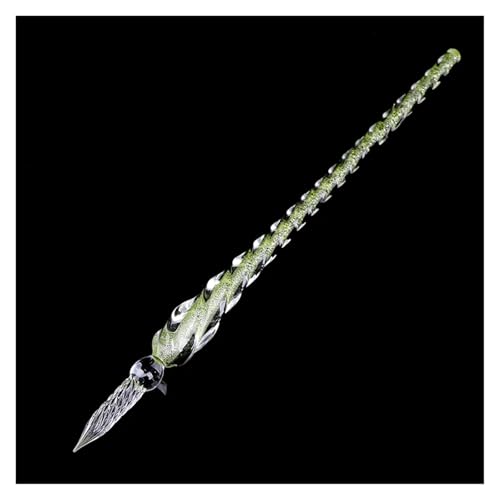WJLYDM 1pc Vintage Glas Dip Tauch Stift Füllung Tinte Unterschrift Kalligraphie Füllfederhalter Handgemachte Kunst Malerei Lieferungen(Color 08) von WJLYDM