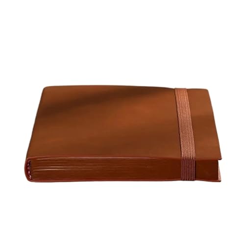 WJLYDM 2 Stücke 256 Seiten Schaffell A5 Notebook Notizblock Tagebuch Business Journal Planer Agenda Organizer Notizbuch Büro Schulbedarf(Brown) von WJLYDM