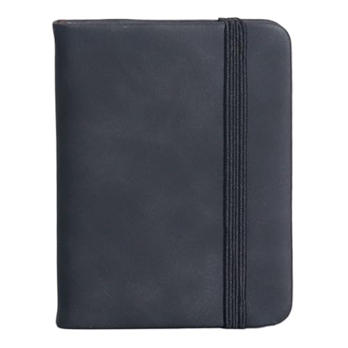 WJLYDM 3Pcs A7 Mini Notebook Tragbare Tasche Notizblock Tagebuch Planer Agenda Memo Büro Schule Schreibwaren(Black) von WJLYDM