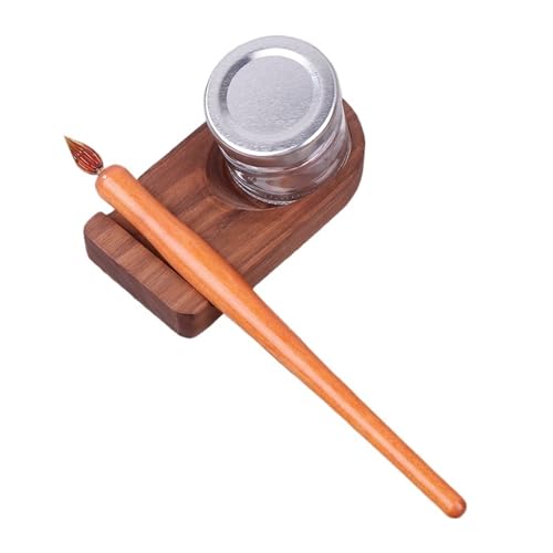 WJLYDM Holzstab, Glasfeder, Füllfederhalter, Linienstift, Kunst, Schreiben, Comics, Illustration/Aquarellmalerei, Künstlerbedarf von WJLYDM