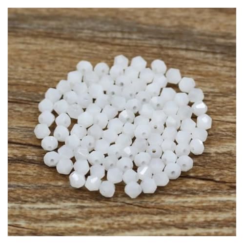 WJLYDM Kristall Bicone Perle 300 stücke Exquisite 4mm Doppelkegel Lose Kristall Perlen for Schmuck Machen Zubehör FüR Halskette ArmbäNder Ohrringen(014) von WJLYDM
