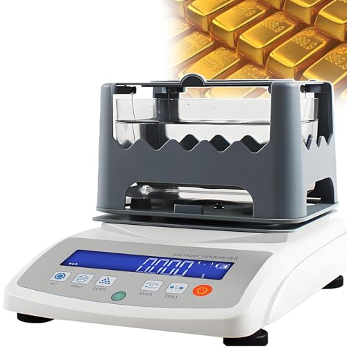 WJQZJDAMAI Digitaler Elektronischer Gold Reinheitstester Digitales Gold Dichtemessgerät Edelmetall Platin Dichte Messgerät Dichtheitsprüfgerät Testgerät Für Silber,für Präzise Edelmetallanalyse WJQZJDAMAI Digitaler Elektronischer Gold Reinheitstester Digitales Gold Dichtemessgerät Edelmetall Platin Dichte Messgerät Dichtheitsprüfgerät Testgerät Für Silber,für Präzise Edelmetallanalyse von WJQZJDAMAI