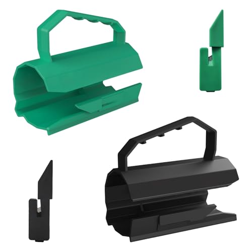 WJWINER Geschenkpapier Schneider für Rollen, Sliding Gift Wrapping Paper Cutter, Geschenkpapier Schneider, Tragbare Papierschneider, für Geschenkpapier, Weihnachten Usw(Schwarz, Grün) von WJWINER