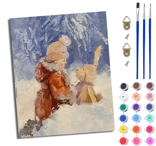 WJWWANG Malen Nach Zahlen Erwachsene Malen Nach Zahlen Mädchen und süße Puppe DIY Handgemalt Ölgemälde Leinwand Kit für Anfänger und Erwachsene Ohne Rahmen 40 x 50 cm WJWWANG Malen Nach Zahlen Erwachsene Malen Nach Zahlen Mädchen und süße Puppe DIY Handgemalt Ölgemälde Leinwand Kit für Anfänger und Erwachsene Ohne Rahmen 40 x 50 cm von WJWWANG