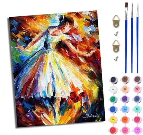 WJWWANG Malen Nach Zahlen Erwachsene Malen Nach Zahlen Fantasievolle, farbenfrohe Schönheit DIY Handgemalt Ölgemälde Kit für Anfänger und Erwachsene Mit 3-Pinseln und Acrylfarbe Mit Rahmen 40X50CM WJWWANG Malen Nach Zahlen Erwachsene Malen Nach Zahlen Fantasievolle, farbenfrohe Schönheit DIY Handgemalt Ölgemälde Kit für Anfänger und Erwachsene Mit 3-Pinseln und Acrylfarbe Mit Rahmen 40X50CM von WJWWANG