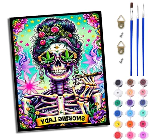 WJWWANG Malen Nach Zahlen Erwachsene Malen Nach Zahlen Rauchende Schönheit DIY Handgemalt Ölgemälde Kit für Anfänger und Erwachsene Mit 3-Pinseln und Acrylfarbe Mit Rahmen 40X50CM WJWWANG Malen Nach Zahlen Erwachsene Malen Nach Zahlen Rauchende Schönheit DIY Handgemalt Ölgemälde Kit für Anfänger und Erwachsene Mit 3-Pinseln und Acrylfarbe Mit Rahmen 40X50CM von WJWWANG
