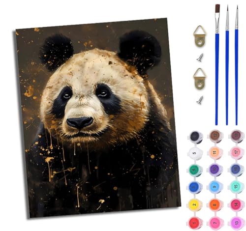 WJWWANG Malen Nach Zahlen Erwachsene Malen Nach Zahlen Süßer Riesenpanda DIY Handgemalt Ölgemälde Kit für Anfänger und Erwachsene Mit 3-Pinseln und Acrylfarbe Mit Rahmen 40X50CM WJWWANG Malen Nach Zahlen Erwachsene Malen Nach Zahlen Süßer Riesenpanda DIY Handgemalt Ölgemälde Kit für Anfänger und Erwachsene Mit 3-Pinseln und Acrylfarbe Mit Rahmen 40X50CM von WJWWANG