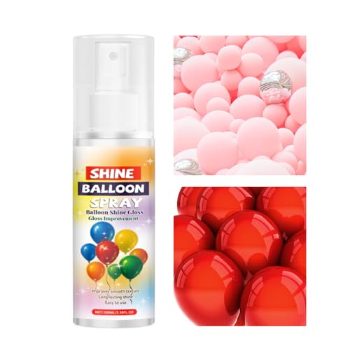 WJnflQN Ballon Glanz Spray - Hochglanz-Sprühnebel Für Deko,Multifunktionaler Ballon-Spray Verstärker Für Hochzeitsdekoration & Partyschmuck von WJnflQN