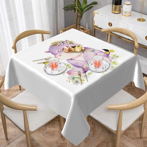 WKSGDSG Auslaufsichere, quadratische Tischdecke, 137 x 137 cm, dekorative Esszimmerdecke für Partys, Hochzeiten und Veranstaltungen im Freien, Schmetterlings-Tischdecken, knitterfreie WKSGDSG Auslaufsichere, quadratische Tischdecke, 137 x 137 cm, dekorative Esszimmerdecke für Partys, Hochzeiten und Veranstaltungen im Freien, Schmetterlings-Tischdecken, knitterfreie von WKSGDSG