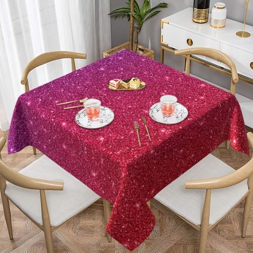 WKSGDSG Farmhouse-Tischdecken für quadratische Tische, Farbverlauf, Pailletten-Tischdecken für drinnen und draußen, abwischbar, waschbar, weiche Polyester-Tischdecke für Küche, Party, Bankett WKSGDSG Farmhouse-Tischdecken für quadratische Tische, Farbverlauf, Pailletten-Tischdecken für drinnen und draußen, abwischbar, waschbar, weiche Polyester-Tischdecke für Küche, Party, Bankett von WKSGDSG
