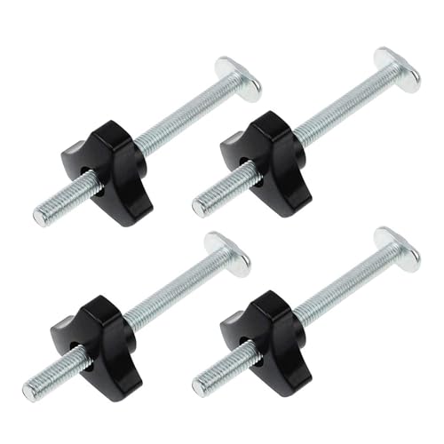 WKWPYCYUH 4Set Klemmen Holzbearbeitung T-Nutenschrauben Knöpfe kompatibel for Holzbearbeitungsvorrichtungen Verschluss Schiebegriff M8 Schraubenmutter Dddddd Zubehör für Handwerkzeuge von WKWPYCYUH