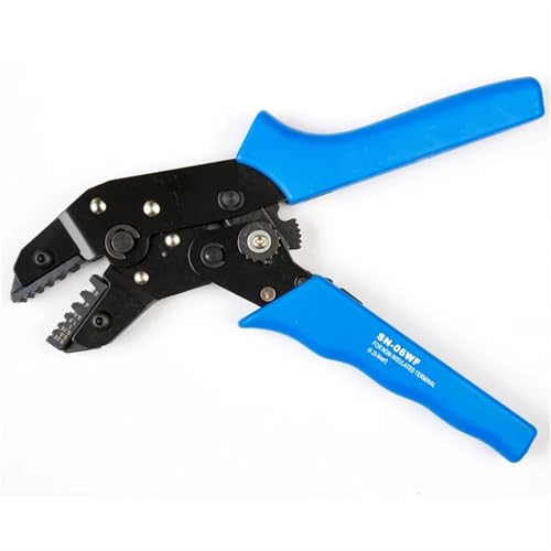 WKWPYCYUH Blaue Kabelzange SN-06WF 22~10 AWG 0,25–6 mm2 Klemmen Crimpzange Kabelklemme Verriegelung Crimper Presswerkzeug kompatibel for Endhülse Zubehör für Handwerkzeuge WKWPYCYUH Blaue Kabelzange SN-06WF 22~10 AWG 0,25–6 mm2 Klemmen Crimpzange Kabelklemme Verriegelung Crimper Presswerkzeug kompatibel for Endhülse Zubehör für Handwerkzeuge von WKWPYCYUH