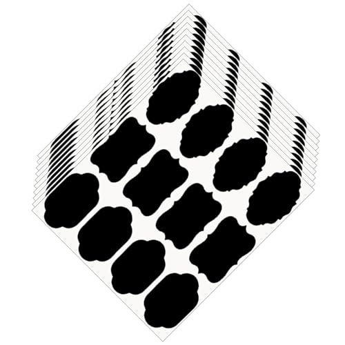 120pcs Fancy Shape Paper Etikett Aufkleber Selbstkleber Geschenk Note Für Ätherische Ölgläser Handwerk Und Hausgemachte Artikel Kleber Geschenk Note von WKabnkn