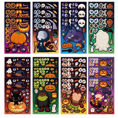 16.02.24/32 PCs Halloween Aufkleber Selbstklebende Halloween Decorative Pumpkins Für Kinder 16.02.24/32 PCs Halloween Aufkleber Selbstklebende Halloween Decorative Pumpkins Für Kinder von WKabnkn