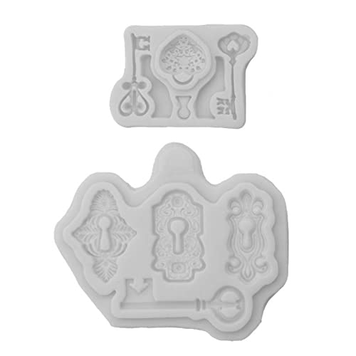 2pcs Für Wichtige Schlossformen Silikonform Schmuck Schmieden Schimmel Halskette Epoxy Anhänger Schmuckharz Handwerk Machen Rucksackharz Schmuck Kit Kit 2pcs Für Wichtige Schlossformen Silikonform Schmuck Schmieden Schimmel Halskette Epoxy Anhänger Schmuckharz Handwerk Machen Rucksackharz Schmuck Kit Kit von WKabnkn