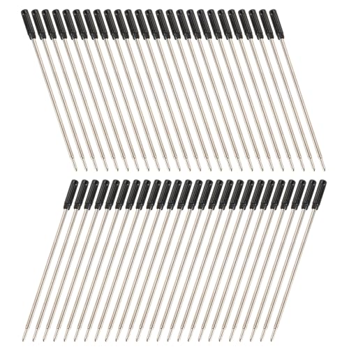 50pcs Crystal Pen Nachfüllstillstand Standard Kugelschreiber Nachfüllung Für Twist Action Metall Nachfüllungen Für Multifunktions Büro Schreibzubehör von WKabnkn