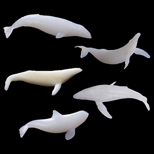5pcs/Set Sea Marine Animal Model Playsets Model Display Für Spiele Epoxidharz Füllstoff Craf Whale Formen Silikonguss von WKabnkn