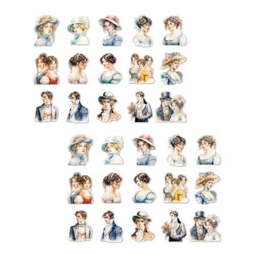 Aufkleber Broschüre 1 Blatt Dekorativ Für Scrapbooking Journaling Art Craft Album Handbook Journal Dekorative Für Scrapbooking von WKabnkn