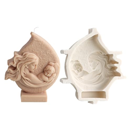 Kerzenherstellung Silikonform Silikonkerzenform Religiöses Statue Schimmelpilzwerk Für Harzhandwerk Religiöse Statue von WKabnkn
