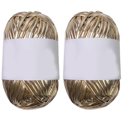 Metallic T Shirt Garn 100g/Roll Stoff Strickgarn Zum Stricken Von Häkelkorbbags Home Dekoration 87.48yard Decoration Metallic T Shirt Garn 100g/Roll Stoff Strickgarn Zum Stricken Von Häkelkorbbags Home Dekoration 87.48yard Decoration von WKabnkn