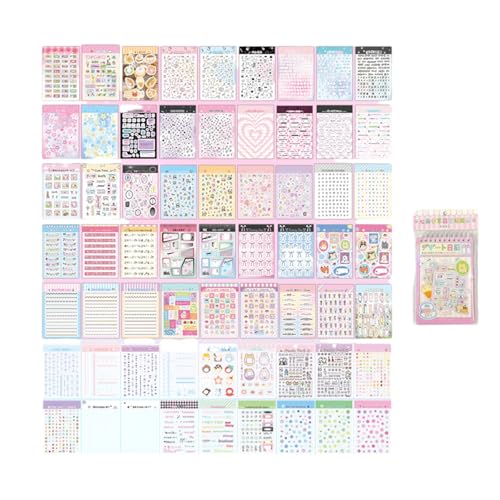 Scrapbooking Decorative Sticker 63 Blätter/Pad Cartoon Für Scrapbooking Planer Journal Foto Album Wasserflasche Back Thema Scrapbooking Decorative Sticker 63 Blätter/Pad Cartoon Für Scrapbooking Planer Journal Foto Album Wasserflasche Back Thema von WKabnkn