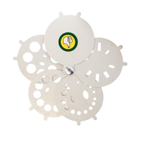 Taschengröße Robuster Edelstahl Lüfter Accessoire Zur Genauen Messung Von Brilliant Cut Und Oval Stone Edelstahl Lüftermessgerät Taschengröße Robuster Edelstahl Lüfter Accessoire Zur Genauen Messung Von Brilliant Cut Und Oval Stone Edelstahl Lüftermessgerät von WKabnkn