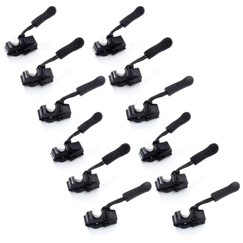 WKabnkn 6/12pcs 3 Verschiedene Größe Reißverschluss Fixierer Reparaturwerkzeug Reißverschluss Reparaturanhänge Für Kleidungsgepäck Brieftasche Fixzubehör WKabnkn 6/12pcs 3 Verschiedene Größe Reißverschluss Fixierer Reparaturwerkzeug Reißverschluss Reparaturanhänge Für Kleidungsgepäck Brieftasche Fixzubehör von WKabnkn