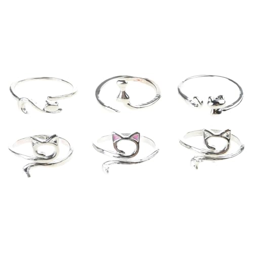 WKabnkn 6X/Set Häkelspannungsringe Einstellbare Garne Spannungsringe Stricks Versorgen Katzen Ohrhäkelschleife WKabnkn 6X/Set Häkelspannungsringe Einstellbare Garne Spannungsringe Stricks Versorgen Katzen Ohrhäkelschleife von WKabnkn