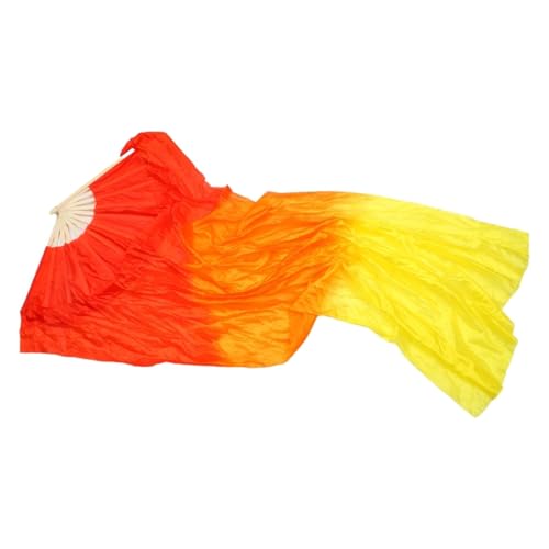 WKabnkn Leichte Faux Silk Belly Dance Fan Schleier Flexibler Tanzfan Bambus Langes Tanzen Für Auftritte Und Schulungen Schöne Dekorative Handwerk WKabnkn Leichte Faux Silk Belly Dance Fan Schleier Flexibler Tanzfan Bambus Langes Tanzen Für Auftritte Und Schulungen Schöne Dekorative Handwerk von WKabnkn