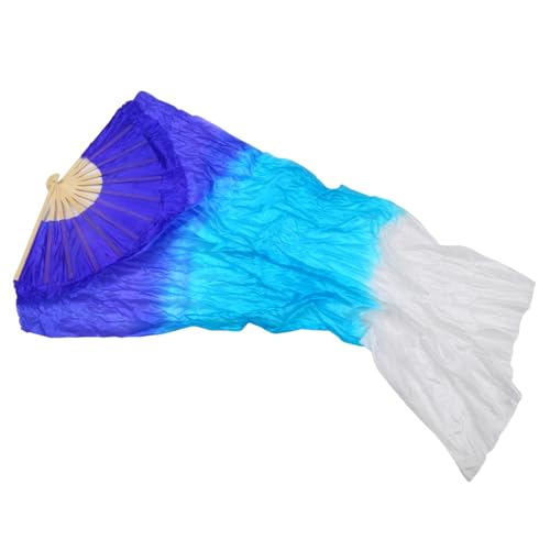 WKabnkn Leichte Faux Silk Belly Dance Fan Schleier Flexibler Tanzfan Bambus Langes Tanzen Für Auftritte Und Schulungen Schöne Dekorative Handwerk WKabnkn Leichte Faux Silk Belly Dance Fan Schleier Flexibler Tanzfan Bambus Langes Tanzen Für Auftritte Und Schulungen Schöne Dekorative Handwerk von WKabnkn