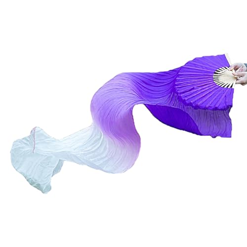 WKabnkn Leichte Faux Silk Belly Dance Fan Schleier Flexibler Tanzfan Bambus Langes Tanzen Für Auftritte Und Schulungen Schöne Dekorative Handwerk WKabnkn Leichte Faux Silk Belly Dance Fan Schleier Flexibler Tanzfan Bambus Langes Tanzen Für Auftritte Und Schulungen Schöne Dekorative Handwerk von WKabnkn