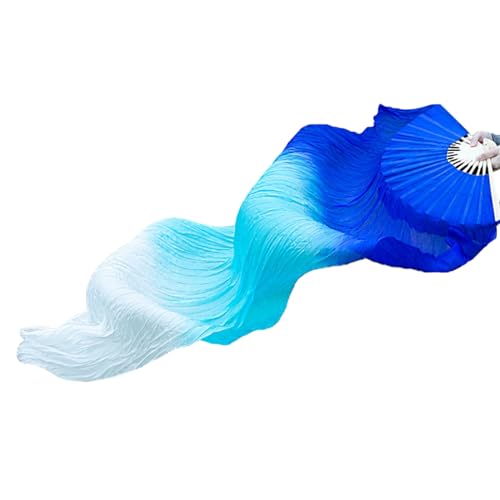 WKabnkn Leichte Faux Silk Belly Dance Fan Schleier Flexibler Tanzfan Bambus Langes Tanzen Für Auftritte Und Schulungen Schöne Dekorative Handwerk WKabnkn Leichte Faux Silk Belly Dance Fan Schleier Flexibler Tanzfan Bambus Langes Tanzen Für Auftritte Und Schulungen Schöne Dekorative Handwerk von WKabnkn