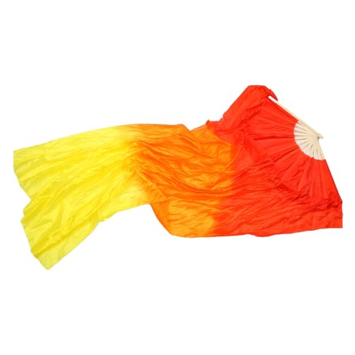WKabnkn Leichte Faux Silk Belly Dance Fan Schleier Flexibler Tanzfan Bambus Langes Tanzen Für Auftritte Und Schulungen Schöne Dekorative Handwerk WKabnkn Leichte Faux Silk Belly Dance Fan Schleier Flexibler Tanzfan Bambus Langes Tanzen Für Auftritte Und Schulungen Schöne Dekorative Handwerk von WKabnkn