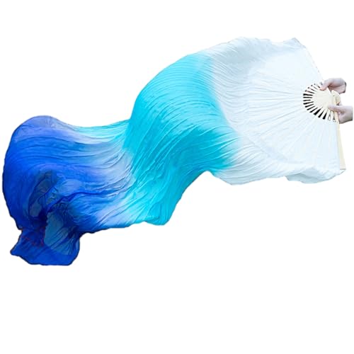 WKabnkn Leichte Faux Silk Belly Dance Fan Schleier Flexibler Tanzfan Bambus Langes Tanzen Für Auftritte Und Schulungen Schöne Dekorative Handwerk WKabnkn Leichte Faux Silk Belly Dance Fan Schleier Flexibler Tanzfan Bambus Langes Tanzen Für Auftritte Und Schulungen Schöne Dekorative Handwerk von WKabnkn