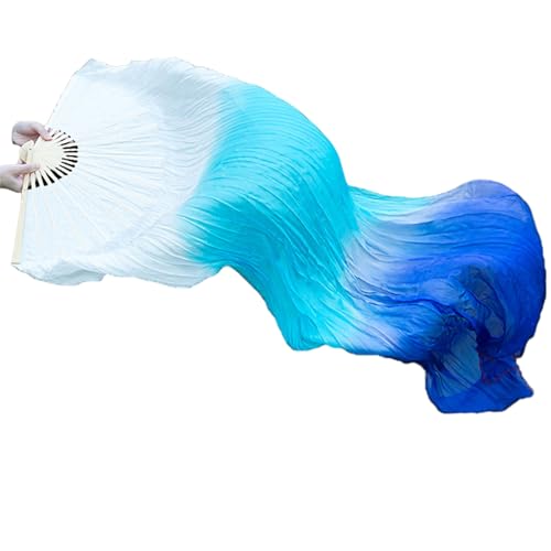 WKabnkn Leichte Faux Silk Belly Dance Fan Schleier Flexibler Tanzfan Bambus Langes Tanzen Für Auftritte Und Schulungen Schöne Dekorative Handwerk WKabnkn Leichte Faux Silk Belly Dance Fan Schleier Flexibler Tanzfan Bambus Langes Tanzen Für Auftritte Und Schulungen Schöne Dekorative Handwerk von WKabnkn