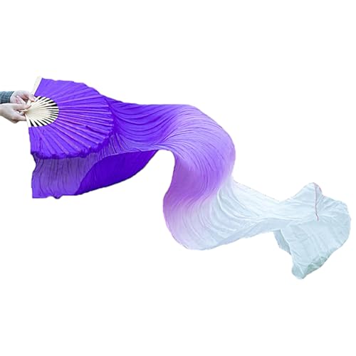 WKabnkn Leichte Faux Silk Belly Dance Fan Schleier Flexibler Tanzfan Bambus Langes Tanzen Für Auftritte Und Schulungen Schöne Dekorative Handwerk WKabnkn Leichte Faux Silk Belly Dance Fan Schleier Flexibler Tanzfan Bambus Langes Tanzen Für Auftritte Und Schulungen Schöne Dekorative Handwerk von WKabnkn