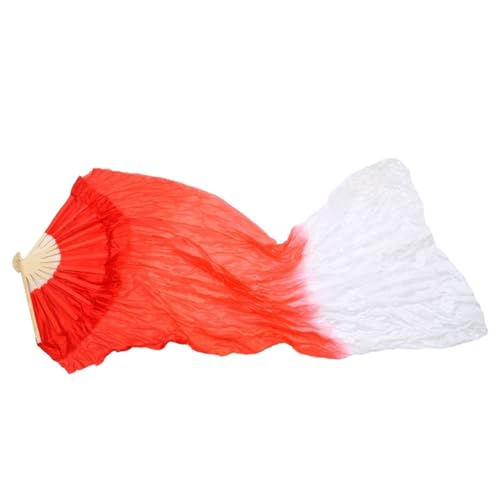 WKabnkn Leichte Faux Silk Belly Dance Fan Schleier Flexibler Tanzfan Bambus Langes Tanzen Für Auftritte Und Schulungen Schöne Dekorative Handwerk WKabnkn Leichte Faux Silk Belly Dance Fan Schleier Flexibler Tanzfan Bambus Langes Tanzen Für Auftritte Und Schulungen Schöne Dekorative Handwerk von WKabnkn