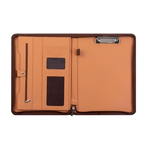 Zipper Konferenz Ordner Leder Dokument Organizer Hülle Mit Zwischenablage Mehrere Aufbewahrungstasche Kartenhalter Stift Slot Effiziente Arbeiter Organisatoren Zipper Konferenz Ordner Leder Dokument Organizer Hülle Mit Zwischenablage Mehrere Aufbewahrungstasche Kartenhalter Stift Slot Effiziente Arbeiter Organisatoren von WKabnkn