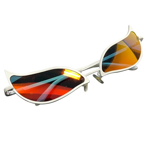 Doflamingo Brille, One Piece Brille, Schnelle Brille, Sonnenbrille, Rave Brille, Coole Brille, Sunglasses, One Piece Doflamingo CosplBrille, für Party Disco Dj Musik Konzert Live Verkleidung von WKxinxuan