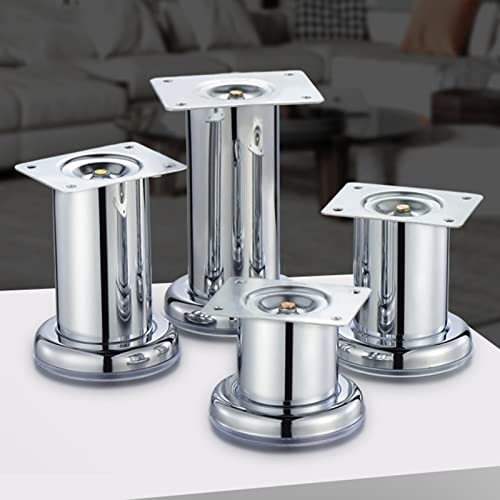 WLCNYL 4 Stück Möbelbeine, DIY-Möbel, Tischbeine aus Metall, Moderne Möbelfüße, Ersatzstützbeine für Schlafsofas, Schränke, Schreibtische und Couchtische, mit Schrauben und Schutzfüßen, 12 cm (4,72 WLCNYL 4 Stück Möbelbeine, DIY-Möbel, Tischbeine aus Metall, Moderne Möbelfüße, Ersatzstützbeine für Schlafsofas, Schränke, Schreibtische und Couchtische, mit Schrauben und Schutzfüßen, 12 cm (4,72 von WLCNYL