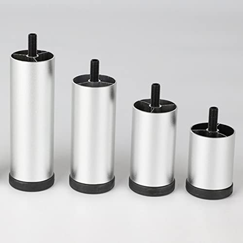 WLCNYL 4 Stück Möbelbeine aus Metall, verstellbare Tischbeine, Möbelfüße mit M8-Schrauben, Stützbeine für Couchtisch, Esstisch, Sofa, Schrank, Schreibtisch, Schwarz/Gold/Silber, DIY-Ersatzbeine, SI WLCNYL 4 Stück Möbelbeine aus Metall, verstellbare Tischbeine, Möbelfüße mit M8-Schrauben, Stützbeine für Couchtisch, Esstisch, Sofa, Schrank, Schreibtisch, Schwarz/Gold/Silber, DIY-Ersatzbeine, SI von WLCNYL