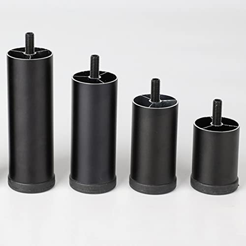 WLCNYL 4 Stück Möbelbeine aus Metall, verstellbare Tischbeine, Möbelfüße mit M8-Schrauben, Stützbeine für Couchtisch, Esstisch, Sofa, Schrank, Schreibtisch, Schwarz/Gold/Silber, DIY-Ersatzbeine, Sc WLCNYL 4 Stück Möbelbeine aus Metall, verstellbare Tischbeine, Möbelfüße mit M8-Schrauben, Stützbeine für Couchtisch, Esstisch, Sofa, Schrank, Schreibtisch, Schwarz/Gold/Silber, DIY-Ersatzbeine, Sc von WLCNYL