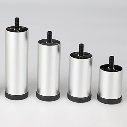 WLCNYL 4 Stück Möbelbeine aus Metall, verstellbare Tischbeine, Möbelfüße mit M8-Schrauben, Stützbeine für Couchtisch, Esstisch, Sofa, Schrank, Schreibtisch, Schwarz/Gold/Silber, DIY-Ersatzbeine, SI WLCNYL 4 Stück Möbelbeine aus Metall, verstellbare Tischbeine, Möbelfüße mit M8-Schrauben, Stützbeine für Couchtisch, Esstisch, Sofa, Schrank, Schreibtisch, Schwarz/Gold/Silber, DIY-Ersatzbeine, SI von WLCNYL